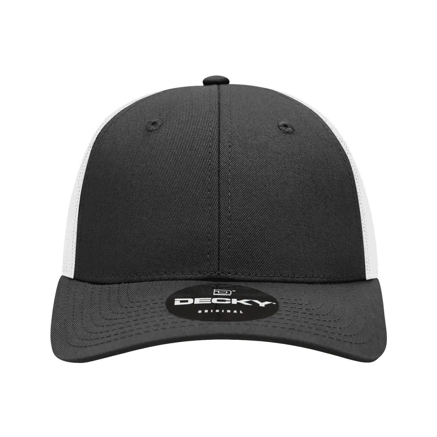 Decky 214 Low Crown Mesh Golf Cap - Black White - Black White / One Size Fits Most