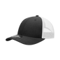 Decky 214 Low Crown Mesh Golf Cap - Black White - Black White / One Size Fits Most