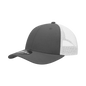 Decky 214 Low Crown Mesh Golf Cap - Charcoal White - Dark Gray White / One Size Fits Most