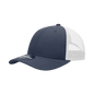 Decky 214 Low Crown Mesh Golf Cap - Navy White - Navy White / One Size Fits Most