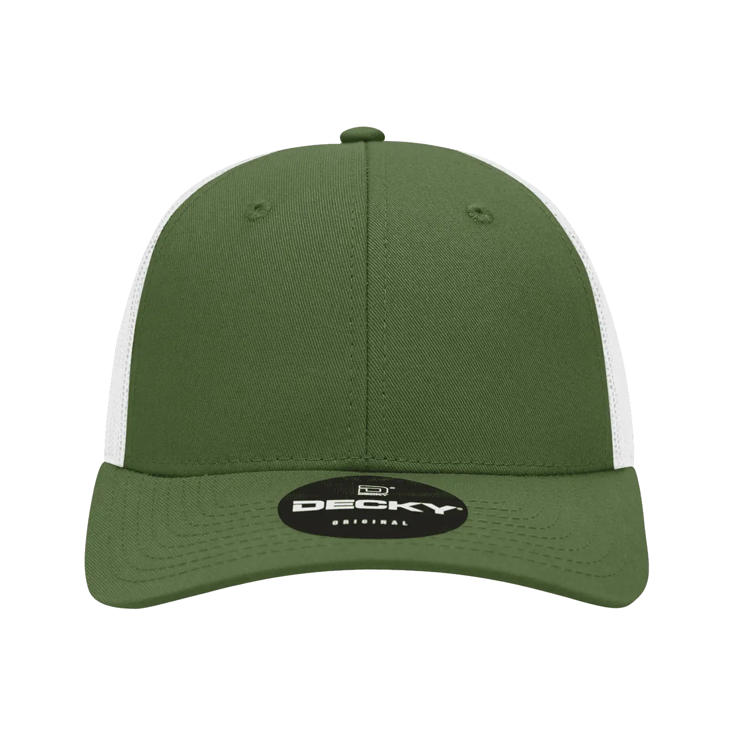 Decky 214 Low Crown Mesh Golf Cap - Olive White - Olive White / One Size Fits Most