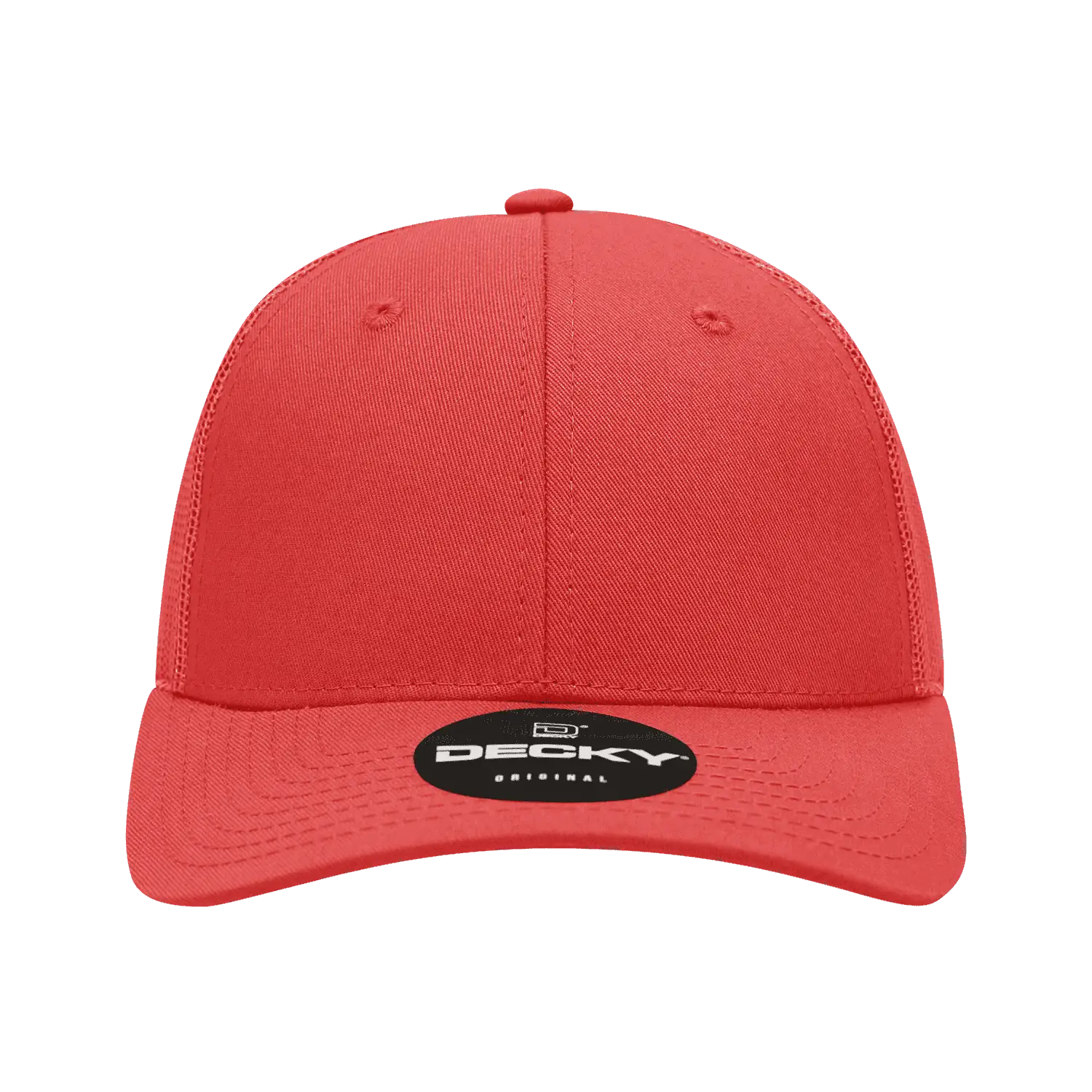Decky 214 Low Crown Mesh Golf Cap - Red Red - Red / One Size Fits Most