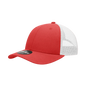 Decky 214 Low Crown Mesh Golf Cap - Red White - Red White / One Size Fits Most