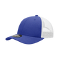 Decky 214 Low Crown Mesh Golf Cap - Royal White - Royal White / One Size Fits Most