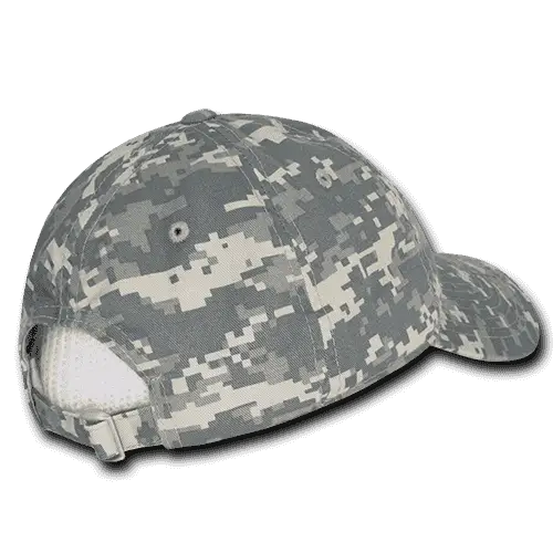 Decky 216 Relaxed Cotton Camo Cap - Army Digicam - Army Digicam / One Size Fits Most