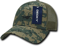 Decky 218 Structured Camo Trucker Cap - MCU Camo - MCU Camo / One Size Fits Most