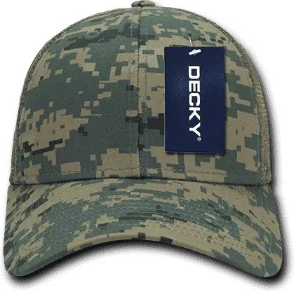Decky 218 Structured Camo Trucker Cap - MCU Camo - MCU Camo / One Size Fits Most
