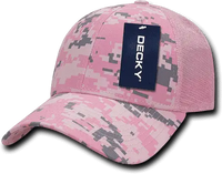 Decky 218 Structured Camo Trucker Cap - PKD Camo - PKD Camo / One Size Fits Most