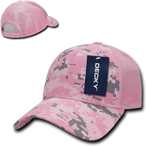 Decky 218 Structured Camo Trucker Cap - PKD Camo - PKD Camo / One Size Fits Most