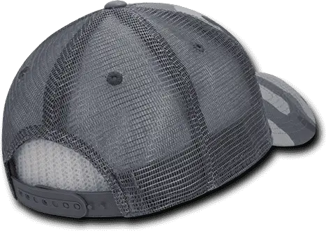 Decky 218 Structured Camo Trucker Cap - Urban Camo - Urban Camo / One Size Fits Most