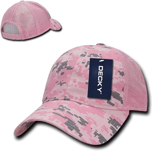 Decky 225 Relaxed Camo Trucker Cap - PKD Camo - PKD Camo / One Size Fits Most
