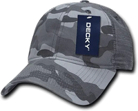 Decky 225 Relaxed Camo Trucker Cap - Urban Camo - Urban Camo / One Size Fits Most