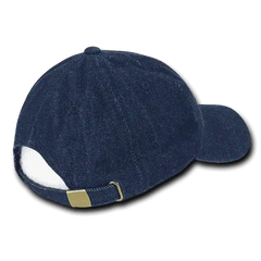 Decky 235 Relaxed Heavy Duty Denim Cap - Dark Blue - Navy / One Size Fits Most