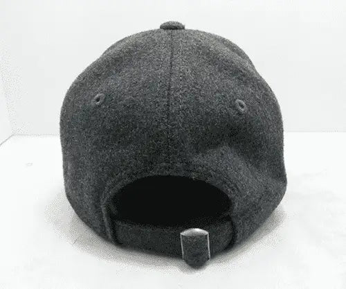 Decky 236 Low Crown Melton Caps - Charcoal Black - Dark Gray Black / One Size Fits Most