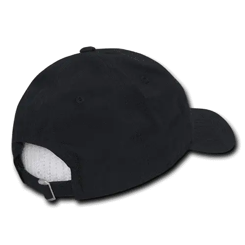 Decky 239 Low Crown Relaxed Ripstop Cap - Black - Black / One Size Fits Most