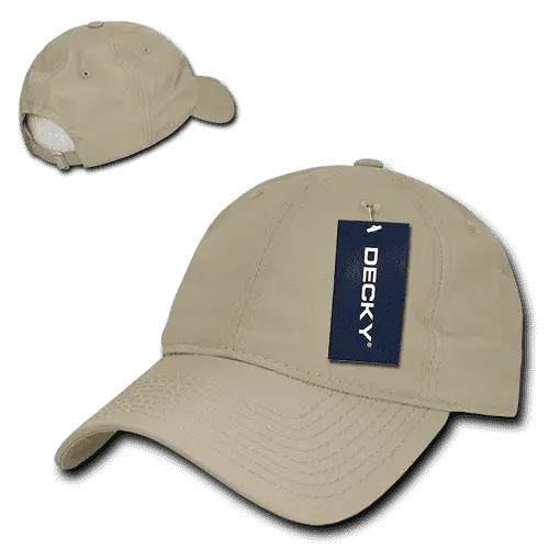 Decky 239 Low Crown Relaxed Ripstop Cap - Khaki - Khaki / One Size Fits Most