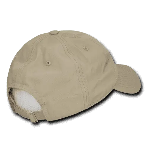 Decky 239 Low Crown Relaxed Ripstop Cap - Khaki - Khaki / One Size Fits Most