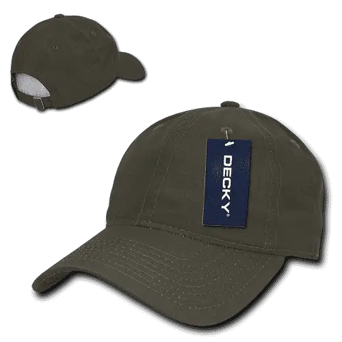 Decky 239 Low Crown Relaxed Ripstop Cap - Olive Drab - Olive / One Size Fits Most