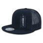 Decky 241 Ripstop Flat Bill Trucker Cap - Navy - Navy / One Size Fits Most