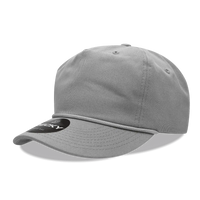 Decky 252 Classic 5 Panel with Rope - Gray - Gray / One Size Fits Most