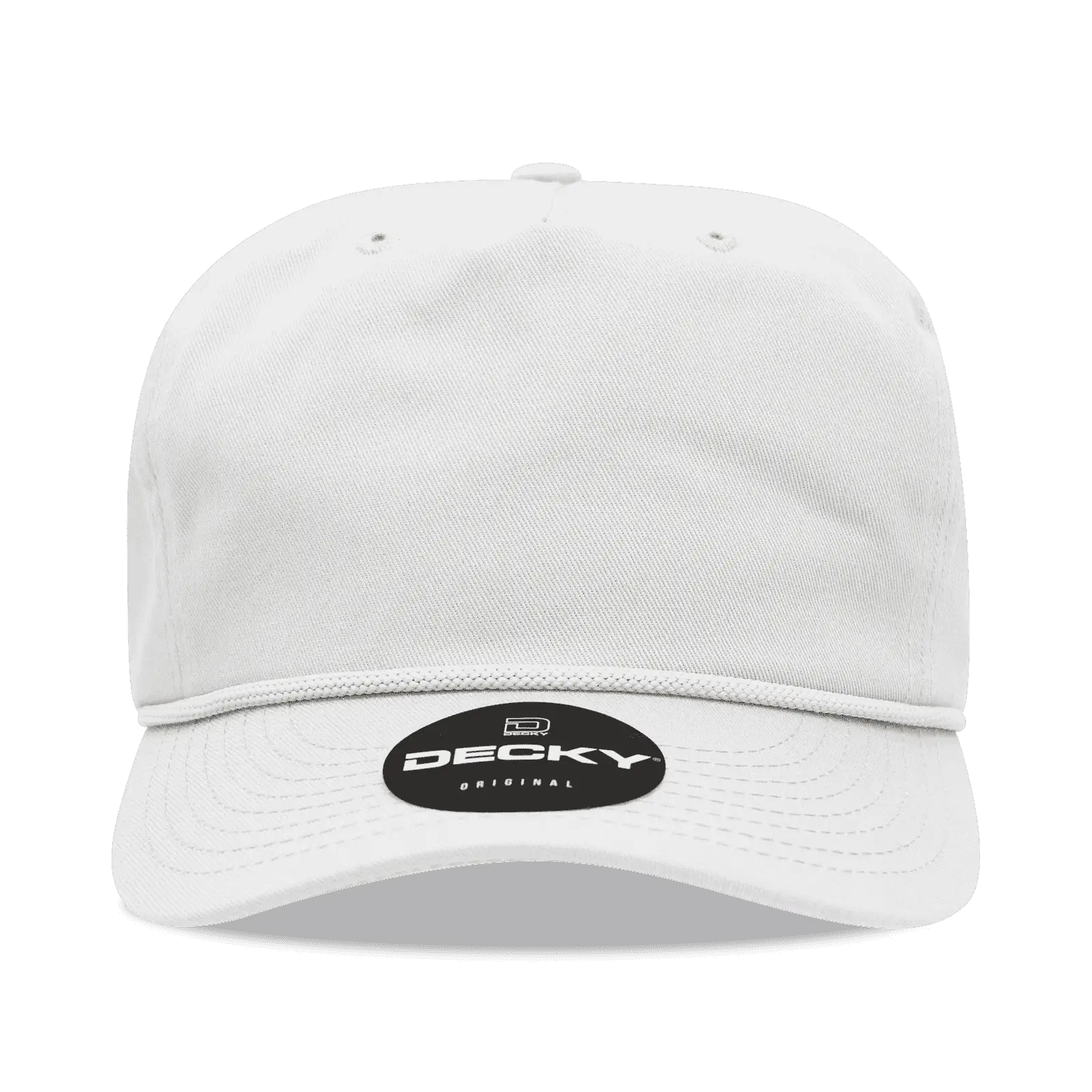 Decky 252 Classic 5 Panel with Rope - White - White / One Size Fits Most