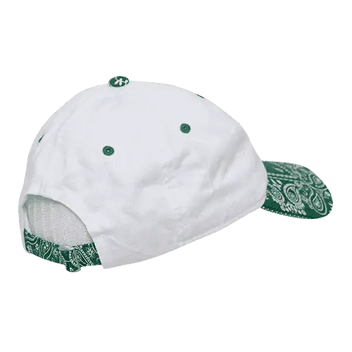 Decky 256 Bandanna Polo Cap - White Kelly Green - White Kelly / One Size Fits Most
