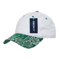 Decky 256 Bandanna Polo Cap - White Kelly Green - White Kelly / One Size Fits Most