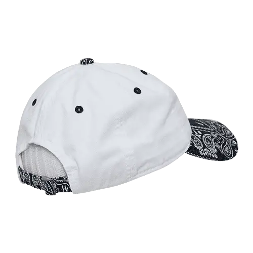 Decky 256 Bandanna Polo Cap - White Navy - White Navy / One Size Fits Most