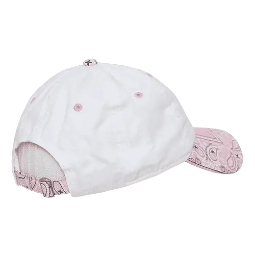 Decky 256 Bandanna Polo Cap - White Pink - White Pink / One Size Fits Most