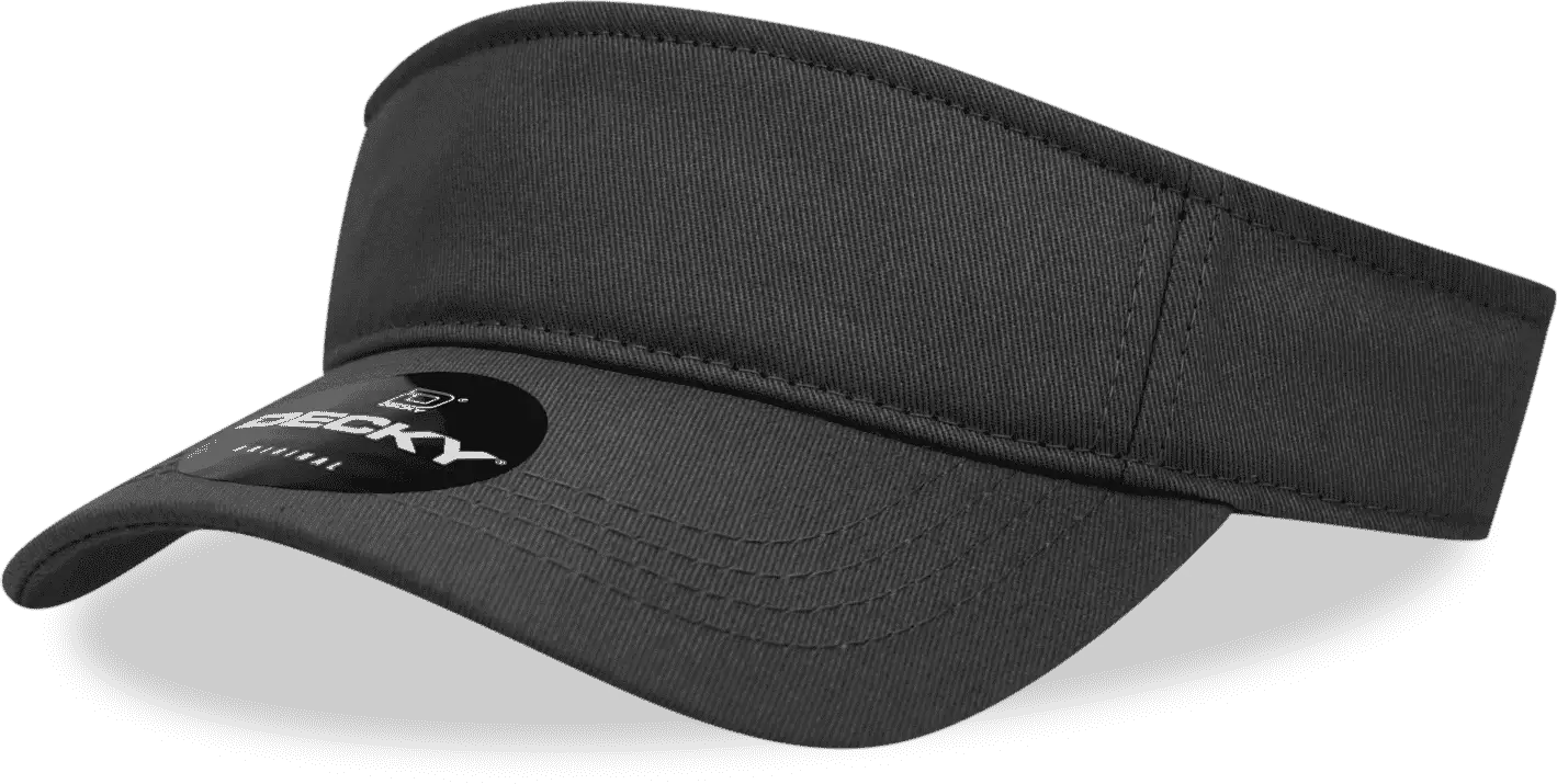 Decky 3001 Sports Visor Black Black / One Size Fits Most