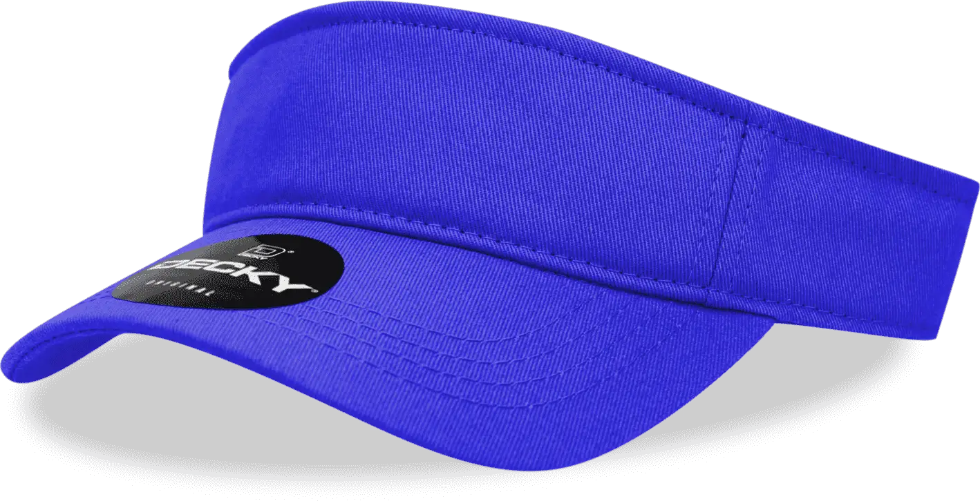 Decky 3001 Sports Visor Royal Royal / One Size Fits Most