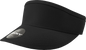 Decky 3015 High Profile Cotton Visor - Black - Black / One Size Fits Most