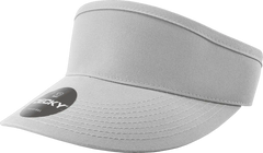 Decky 3015 High Profile Cotton Visor - Gray - Gray / One Size Fits Most