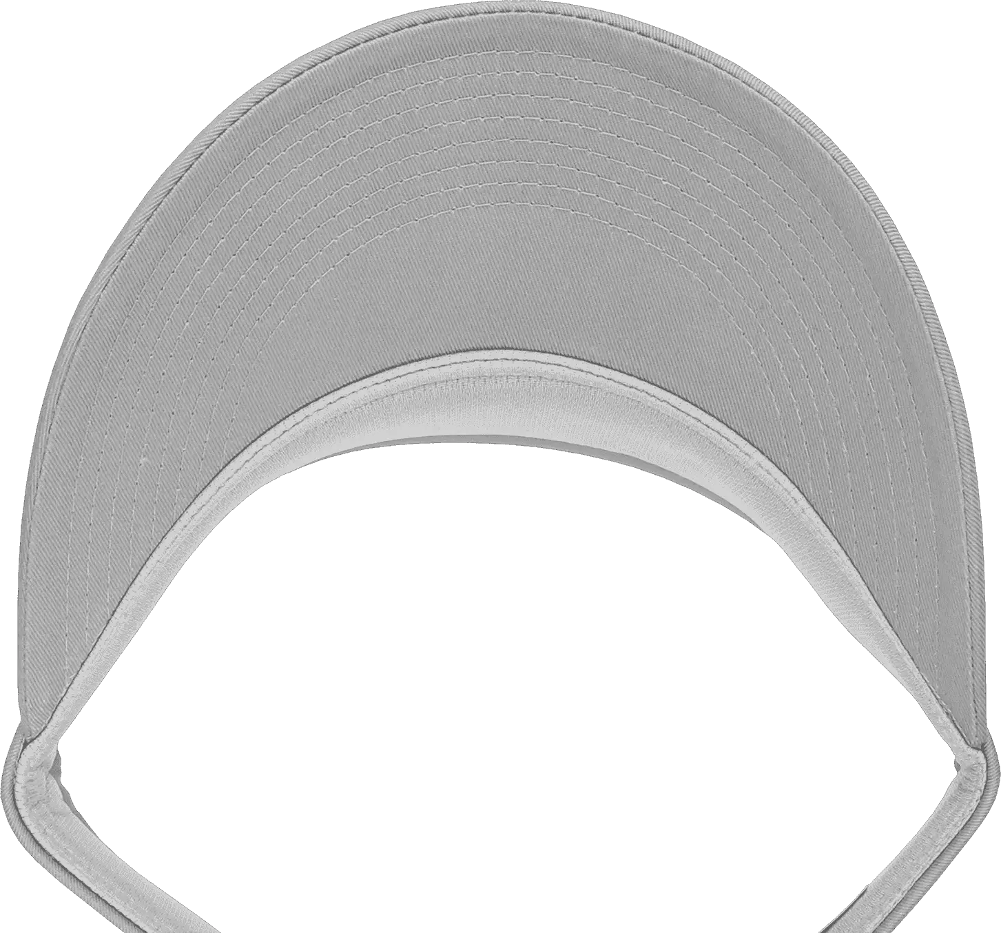 Decky 3015 High Profile Cotton Visor - Gray - Gray / One Size Fits Most