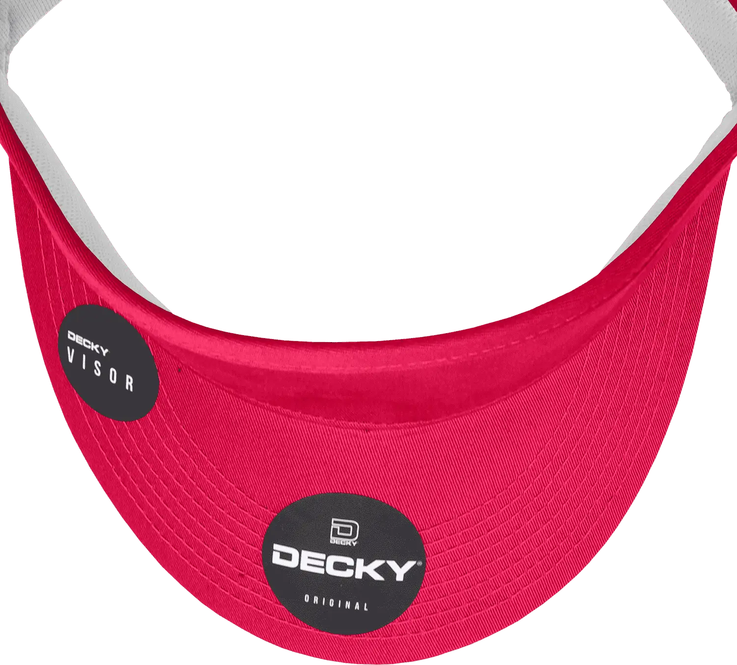 Decky 3015 High Profile Cotton Visor - Hot Pink - Hot Pink / One Size Fits Most