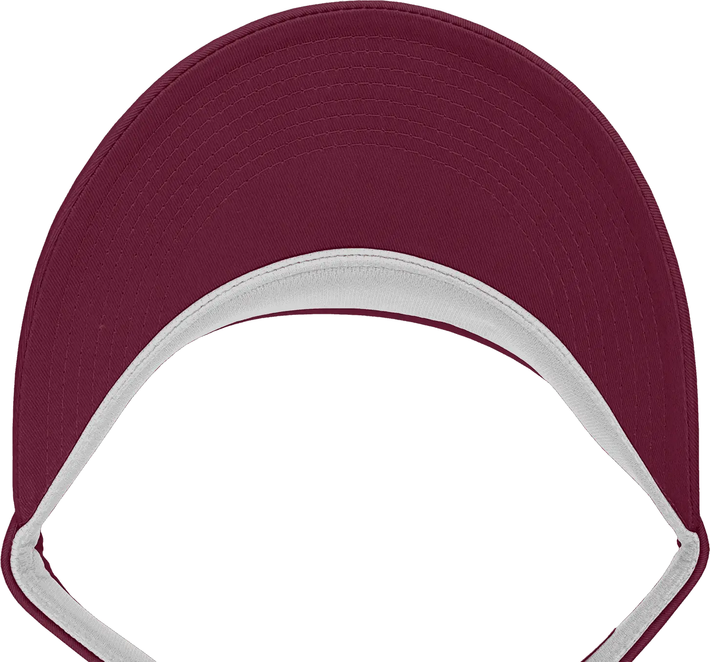 Decky 3015 High Profile Cotton Visor - Maroon - Maroon / One Size Fits Most