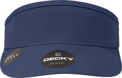 Decky 3015 High Profile Cotton Visor - Navy - Navy / One Size Fits Most