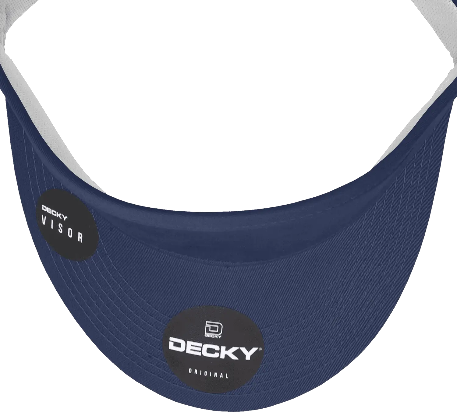 Decky 3015 High Profile Cotton Visor - Navy - Navy / One Size Fits Most