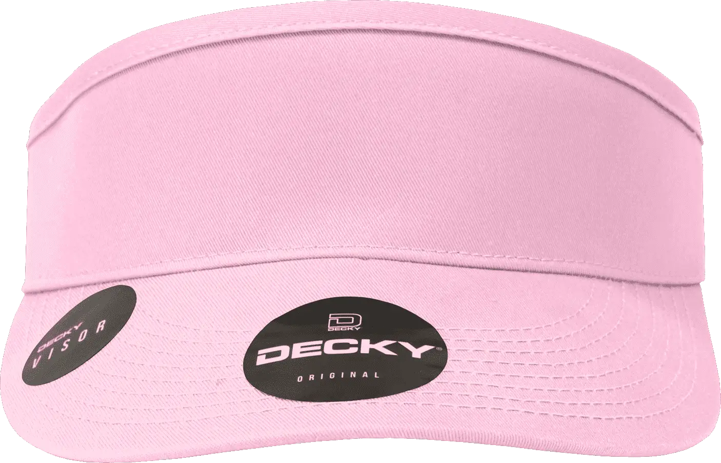 Decky 3015 High Profile Cotton Visor - Pink - Pink / One Size Fits Most