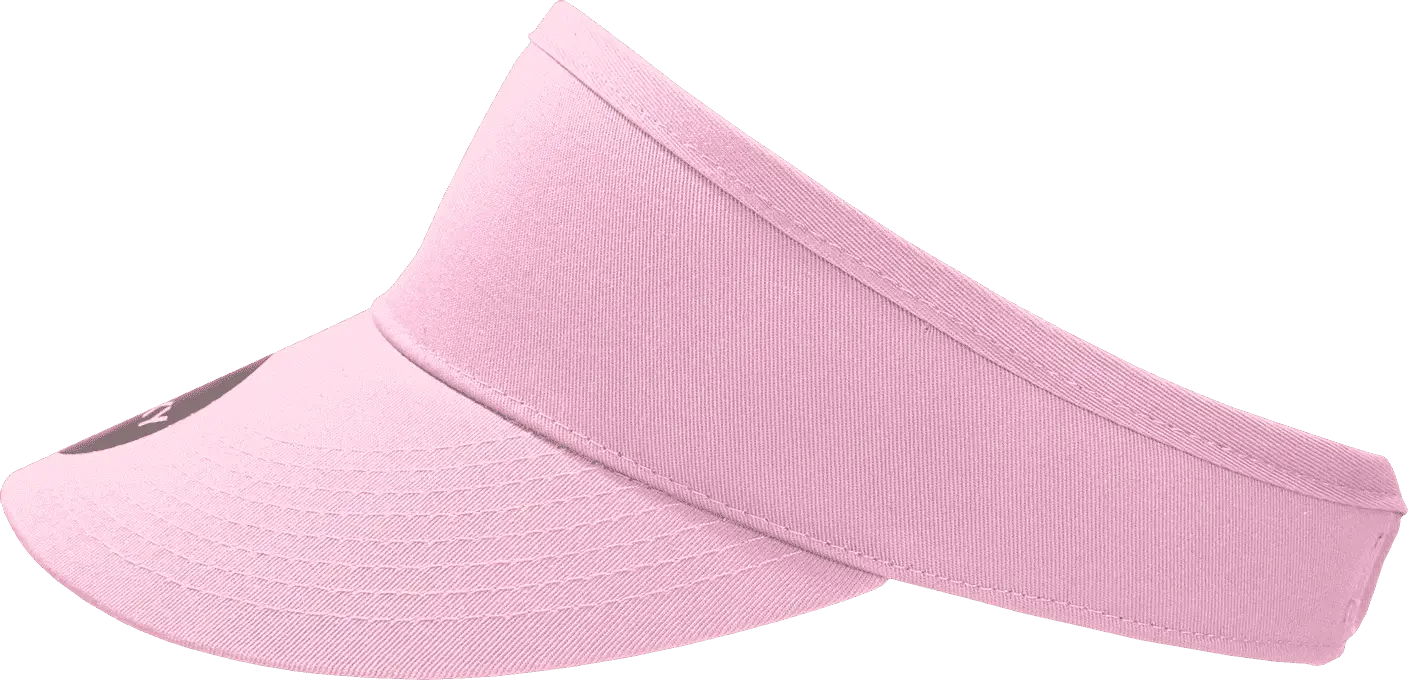 Decky 3015 High Profile Cotton Visor - Pink - Pink / One Size Fits Most