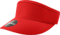 Decky 3015 High Profile Cotton Visor Red Red / One Size Fits Most