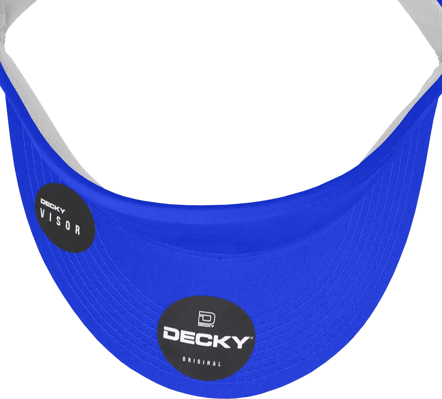 Decky 3015 High Profile Cotton Visor - Royal - Royal / One Size Fits Most