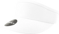 Decky 3015 High Profile Cotton Visor - White - White / One Size Fits Most
