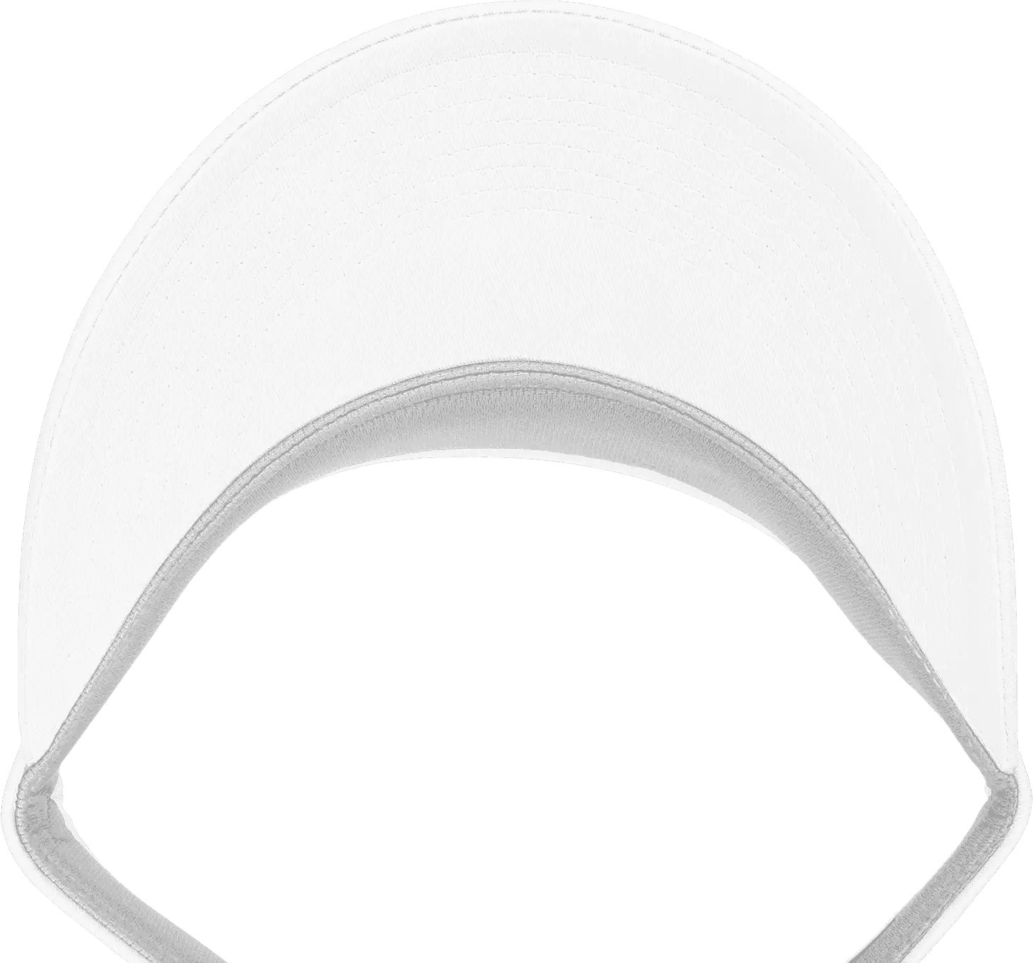 Decky 3015 High Profile Cotton Visor - White - White / One Size Fits Most