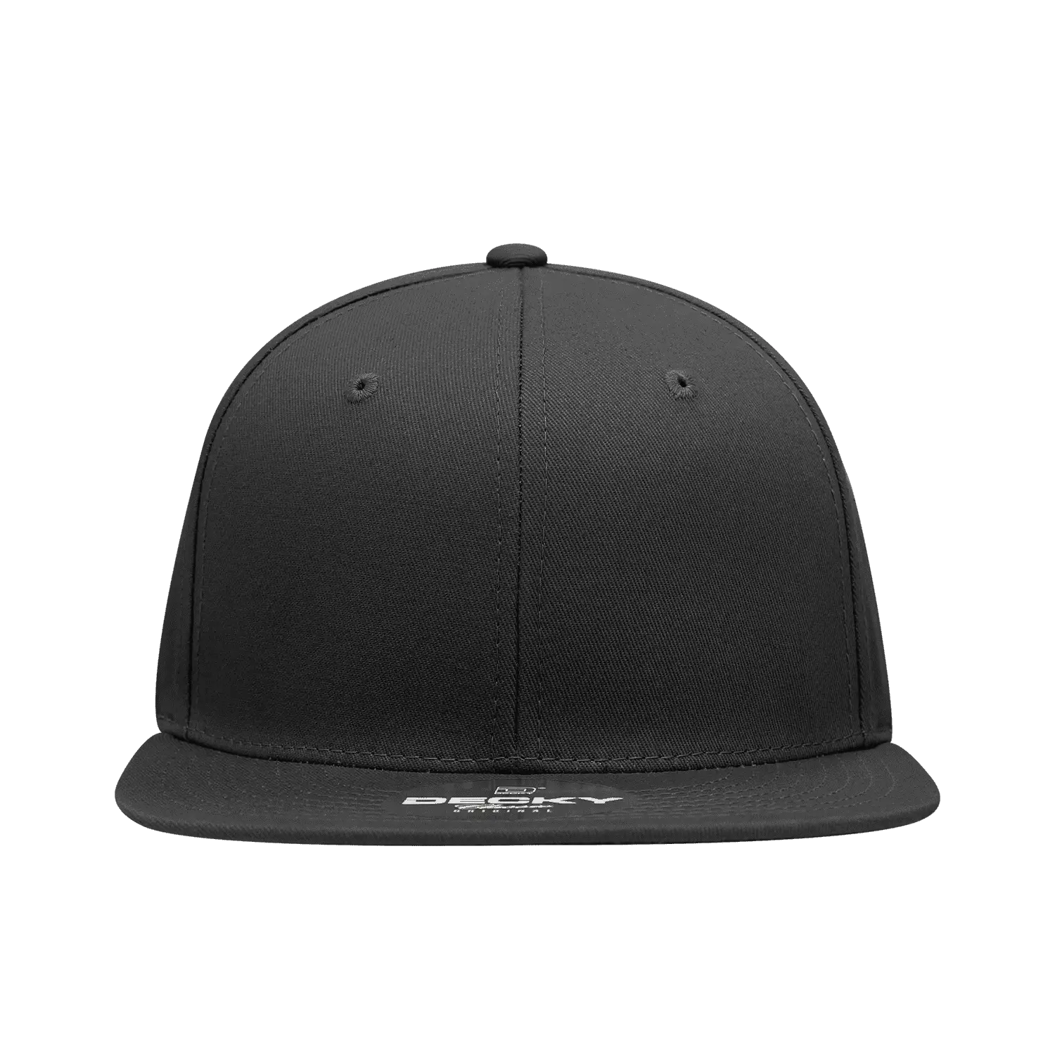 Decky 361 Cotton Snapback Cap - Black - Black / One Size Fits Most