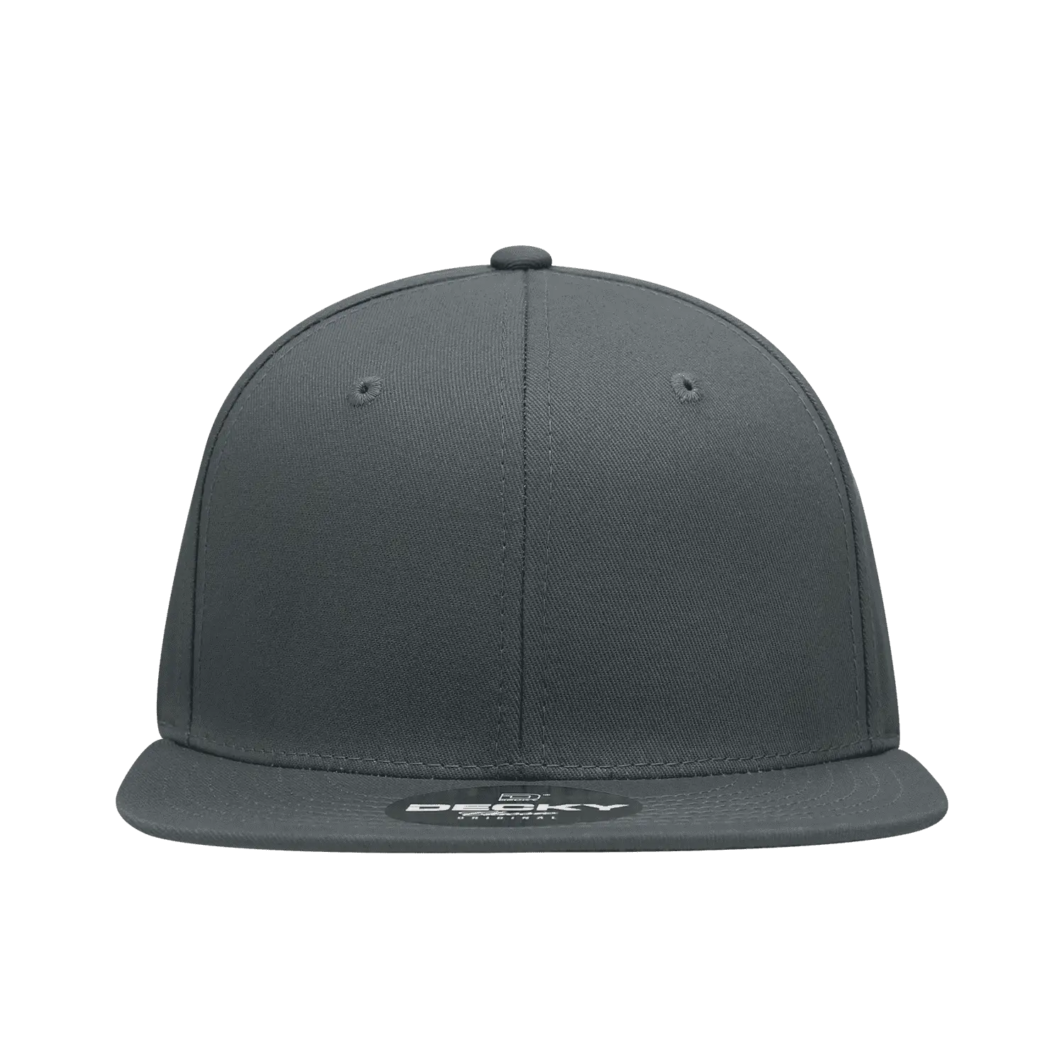 Decky 361 Cotton Snapback Cap - Charcoal - Dark Gray / One Size Fits Most