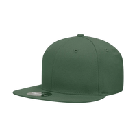 Decky 361 Cotton Snapback Cap - Olive - Olive / One Size Fits Most