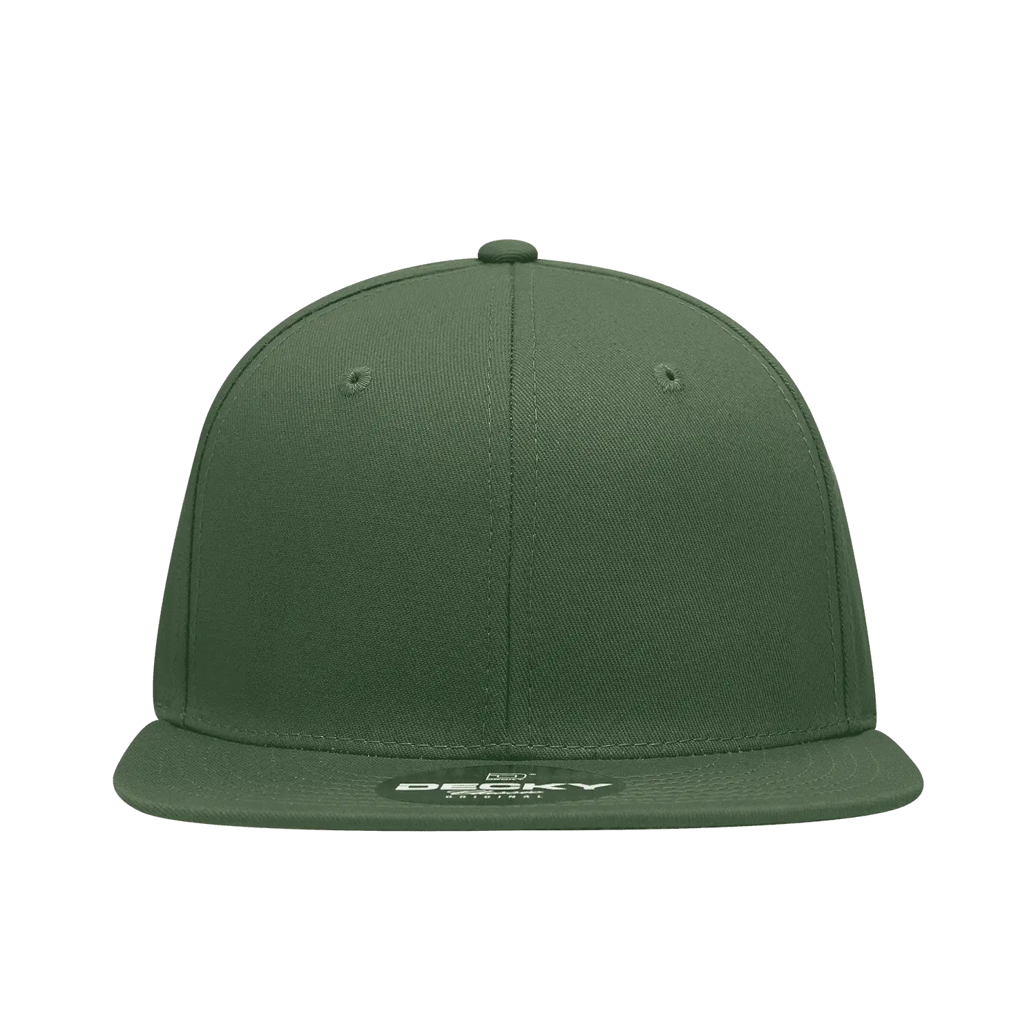 Decky 361 Cotton Snapback Cap - Olive - Olive / One Size Fits Most