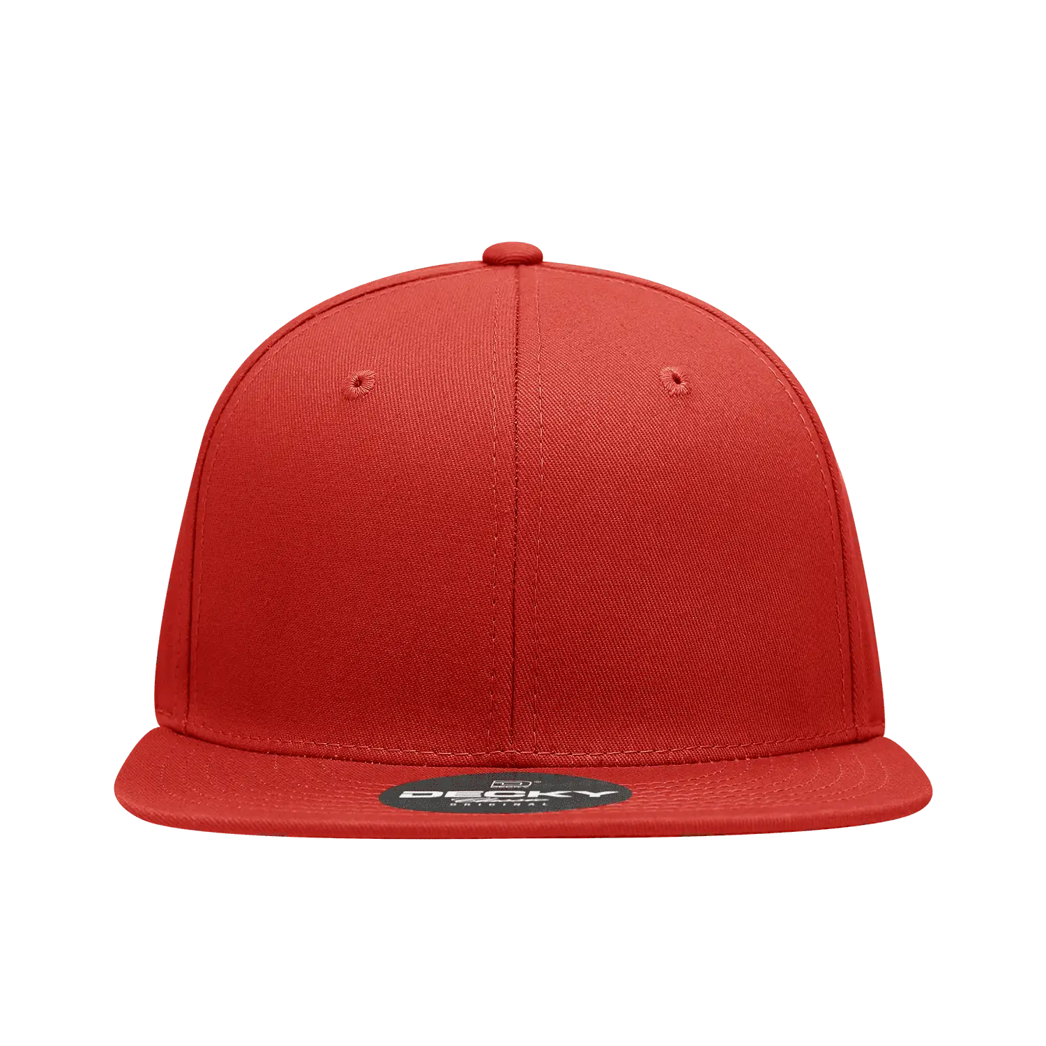 Decky 361 Cotton Snapback Cap - Red - Red / One Size Fits Most