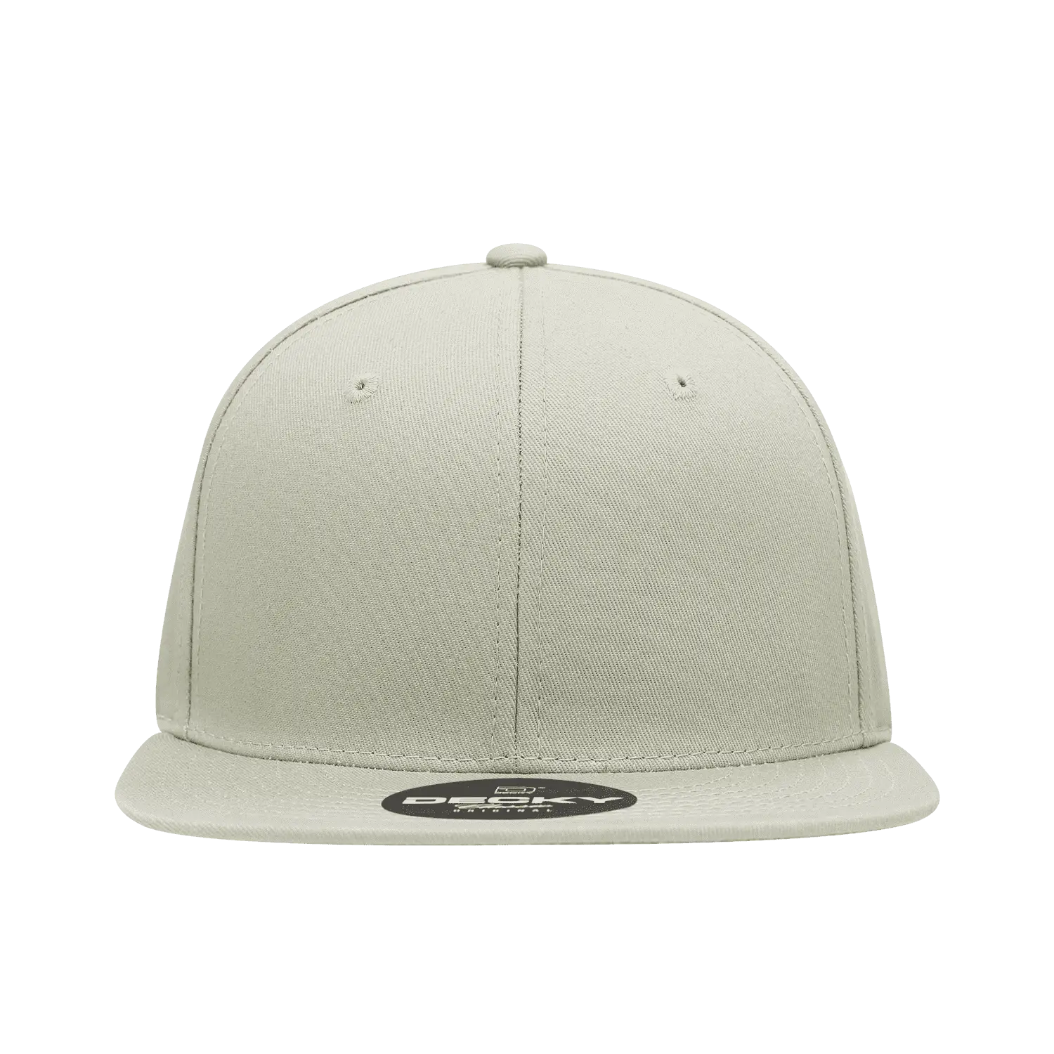 Decky 361 Cotton Snapback Cap - Stone - Ivory / One Size Fits Most
